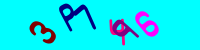 Blue Captcha Image