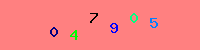 Blue Captcha Image