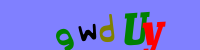 Blue Captcha Image