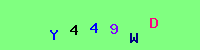 Blue Captcha Image