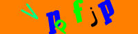 Blue Captcha Image