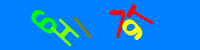Blue Captcha Image