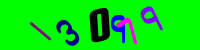 Blue Captcha Image
