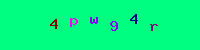 Blue Captcha Image