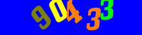 Blue Captcha Image
