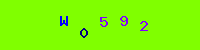 Blue Captcha Image