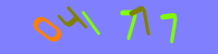 Blue Captcha Image