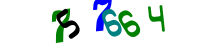 Blue Captcha Image