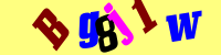 Blue Captcha Image