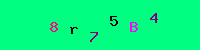 Blue Captcha Image