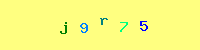 Blue Captcha Image