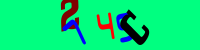 Blue Captcha Image