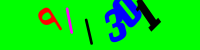 Blue Captcha Image