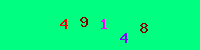 Blue Captcha Image