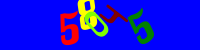 Blue Captcha Image