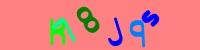 Blue Captcha Image