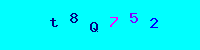Blue Captcha Image