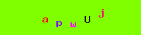 Blue Captcha Image