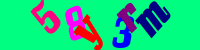 Blue Captcha Image