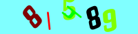 Blue Captcha Image