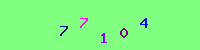 Blue Captcha Image