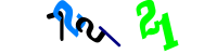 Blue Captcha Image