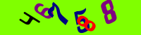 Blue Captcha Image