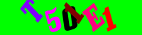 Blue Captcha Image