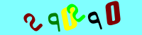 Blue Captcha Image