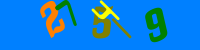 Blue Captcha Image