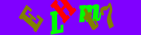 Blue Captcha Image