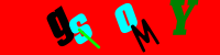 Blue Captcha Image