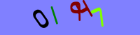 Blue Captcha Image