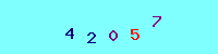 Blue Captcha Image