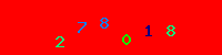 Blue Captcha Image