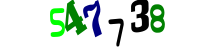 Blue Captcha Image