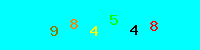 Blue Captcha Image
