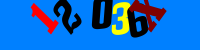 Blue Captcha Image