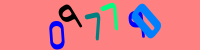 Blue Captcha Image