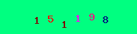 Blue Captcha Image