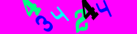 Blue Captcha Image