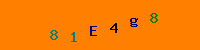 Blue Captcha Image