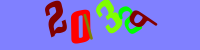 Blue Captcha Image