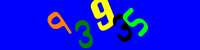 Blue Captcha Image
