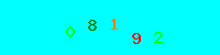 Blue Captcha Image