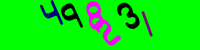 Blue Captcha Image
