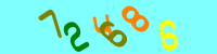 Blue Captcha Image