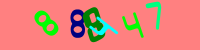 Blue Captcha Image
