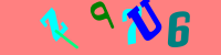 Blue Captcha Image