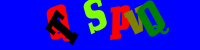 Blue Captcha Image